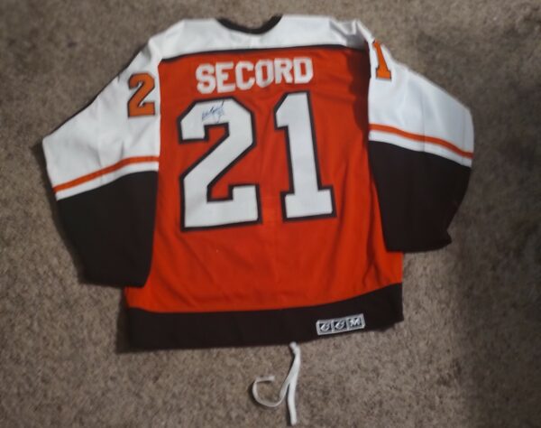 Philadelphia Flyers Al Secord #21 Orange1988-89