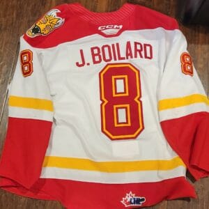 BAIE COMEAU DRAKKAR J. Boilard $8 CCM size 56 Airknit $250